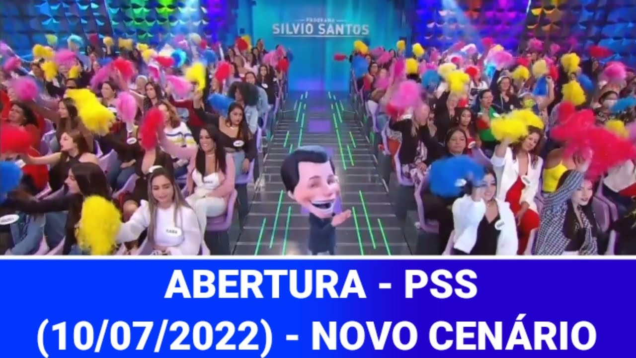 Abertura - Programa Silvio Santos (10/07/2022) - Com Novo Cenário