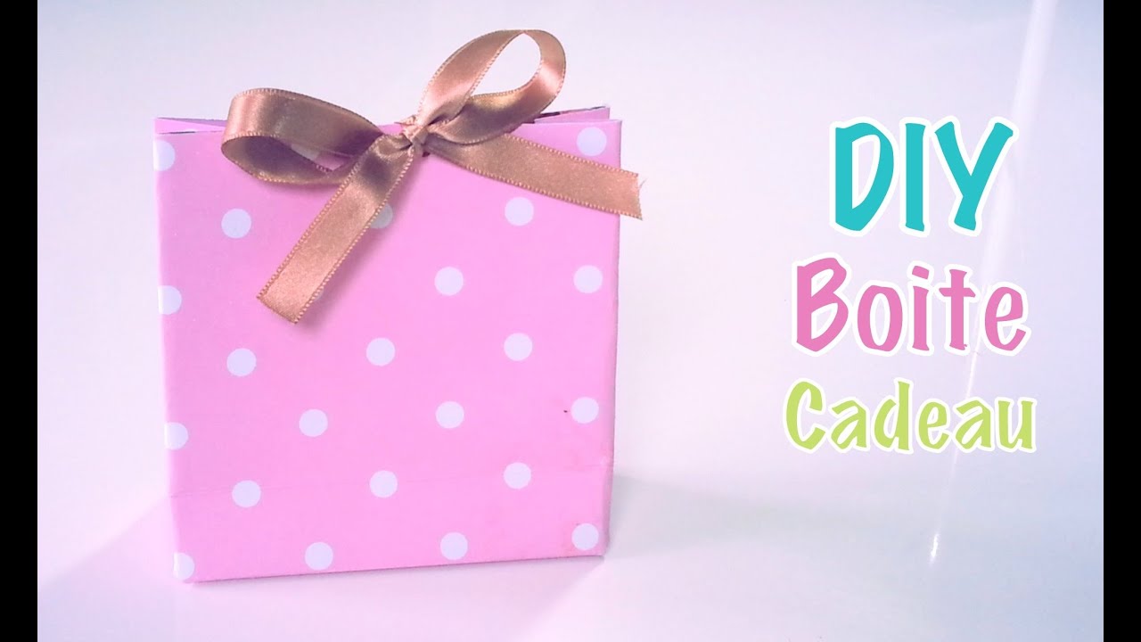 DIY Création boites cadeaux/Dragées en papier carton