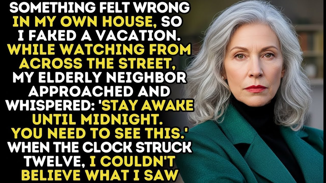 I Pretended To Travel And Discovered A Secret About My Family In Reality, They…