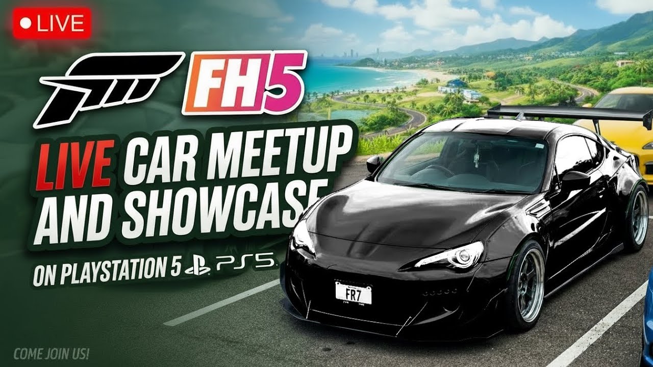 Road to 1k??! Cruise with Us ft King Davii|Forza Horizon 5 Stream| PS5 LIVE