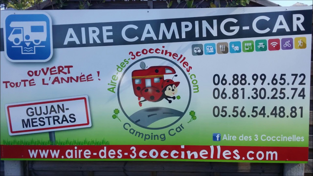 Aire des 3 coccinelles a Gujan-Mestras dans le bassin d'Arcachon