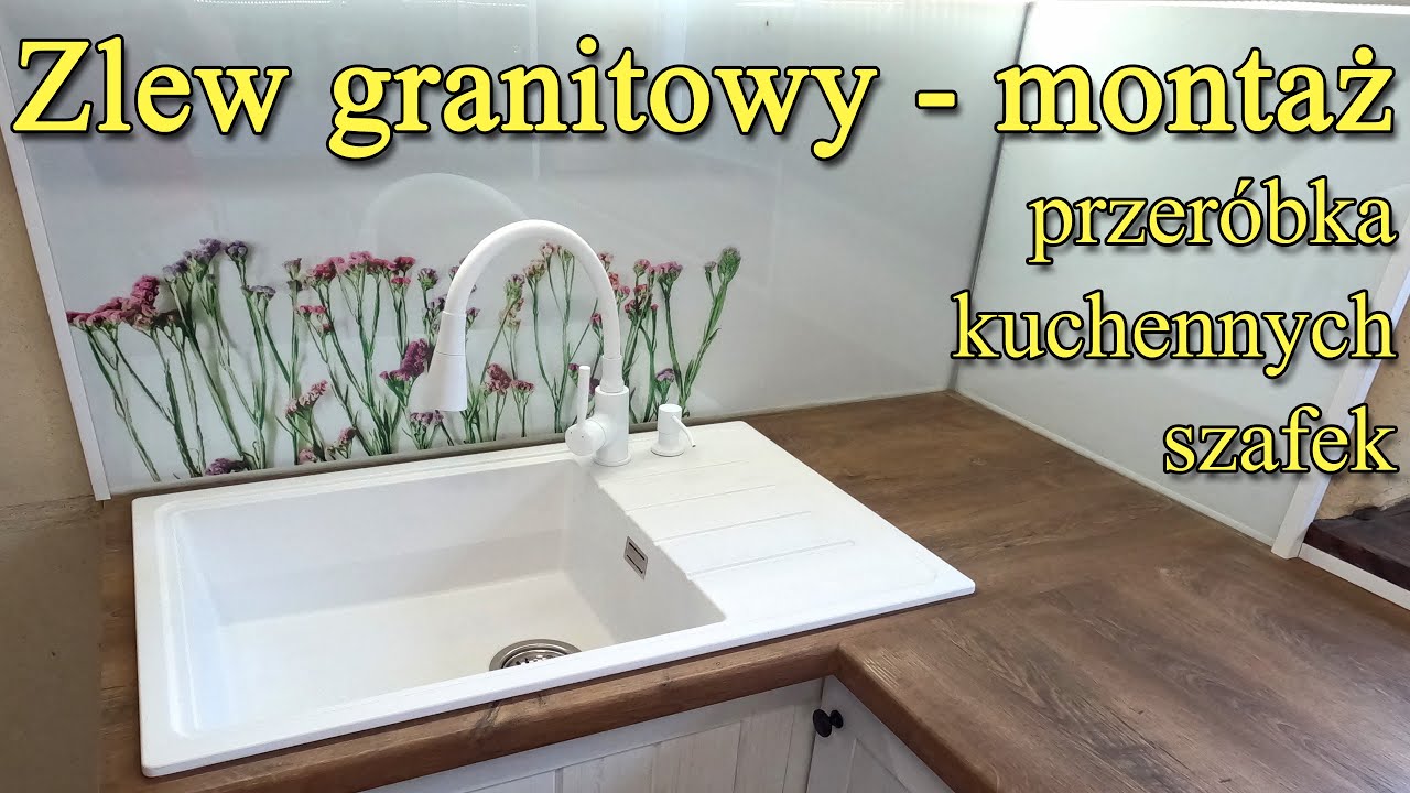 Montaż zlewu kuchennego granitowego - Strawbale Vlog 157