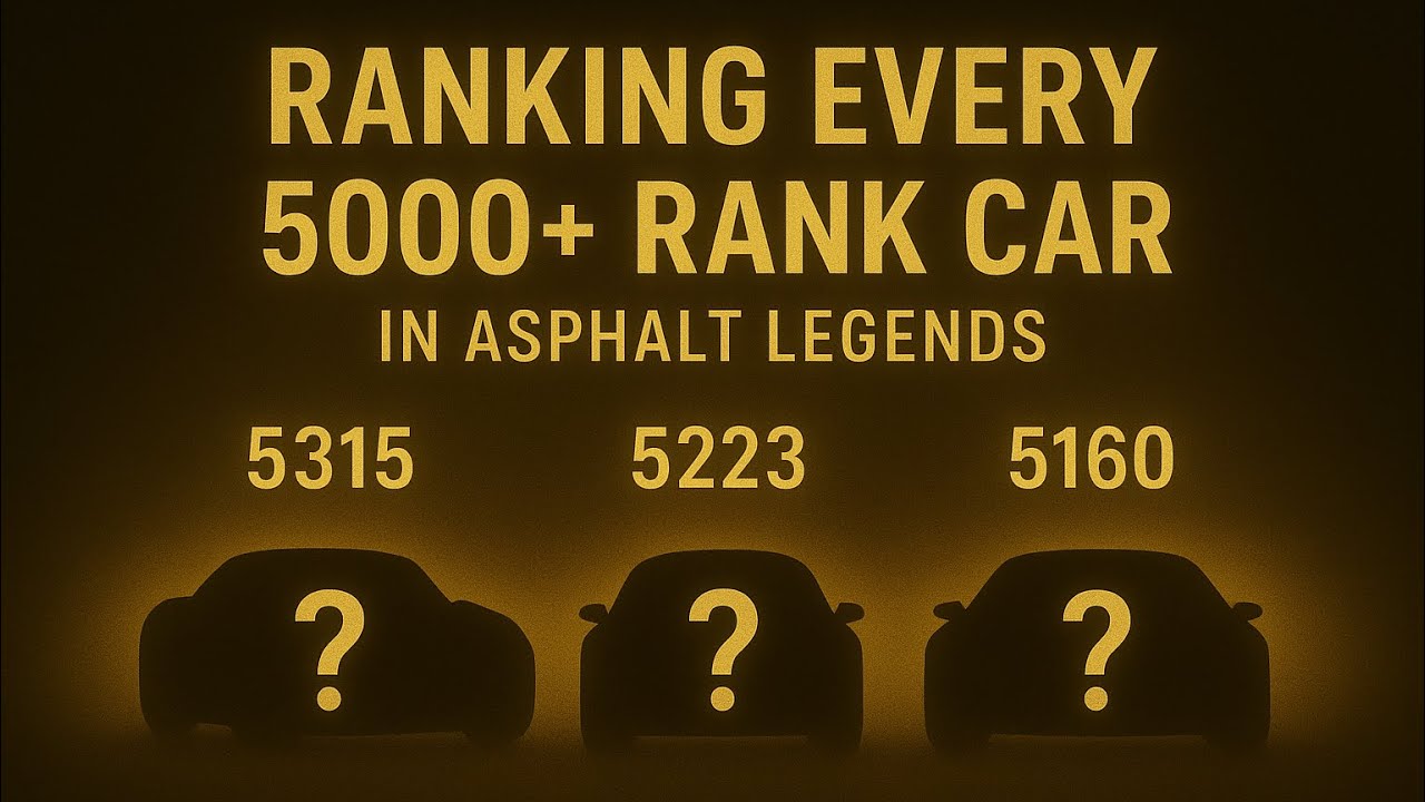 Рейтинг КАЖДОЙ машины с рейтингом 5000+ в Asphalt Legends