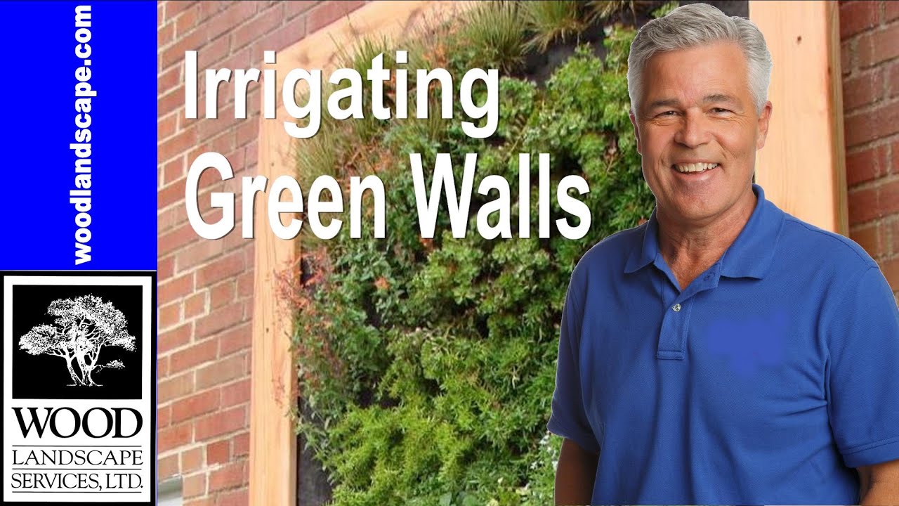 Irrigation: Creating and irrigating a green wall
