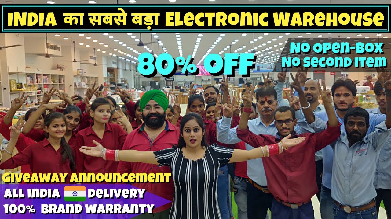 Cheapest Electronics Items & Home Appliances Warehouse 90% AC, Fridge, Led Tv #newsamratelectronics