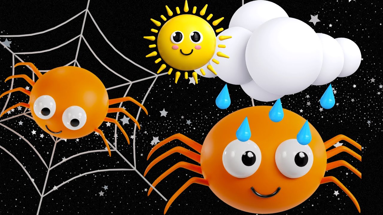Baby Sensory Itsy Bitsy Spider | Educational Songs | Nursery Rhymes & Kids Songs | Peek-A-Boo-Baby
