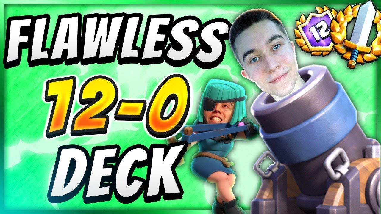 UNBEATABLE 12-0 DECK! OP MORTAR BAIT DECK — Clash Royale
