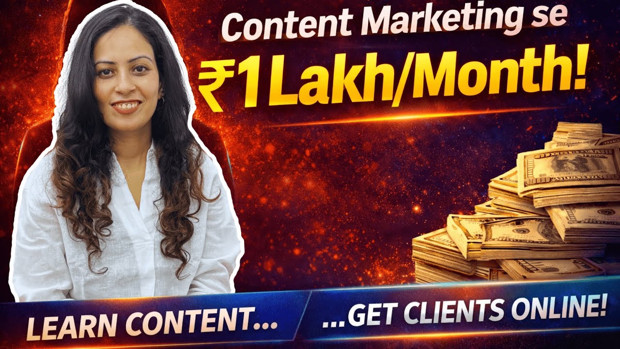 0 Followers se ₹50K–₹1L/month! Content Marketing ka Real Roadmap (For Students) | Ankita Narula