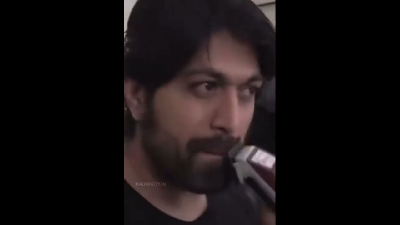 super actor yash kgf clean shave