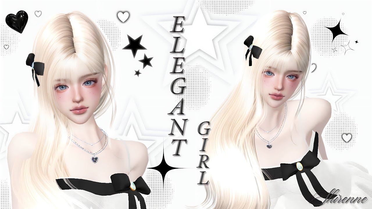 ⊹ ｡˚ Zepeto Face Tutorial Pretty Elegant Girl [ Oplas Zepeto Girl ] Zepeto Girl Face Tutorial﹒﹒୨୧