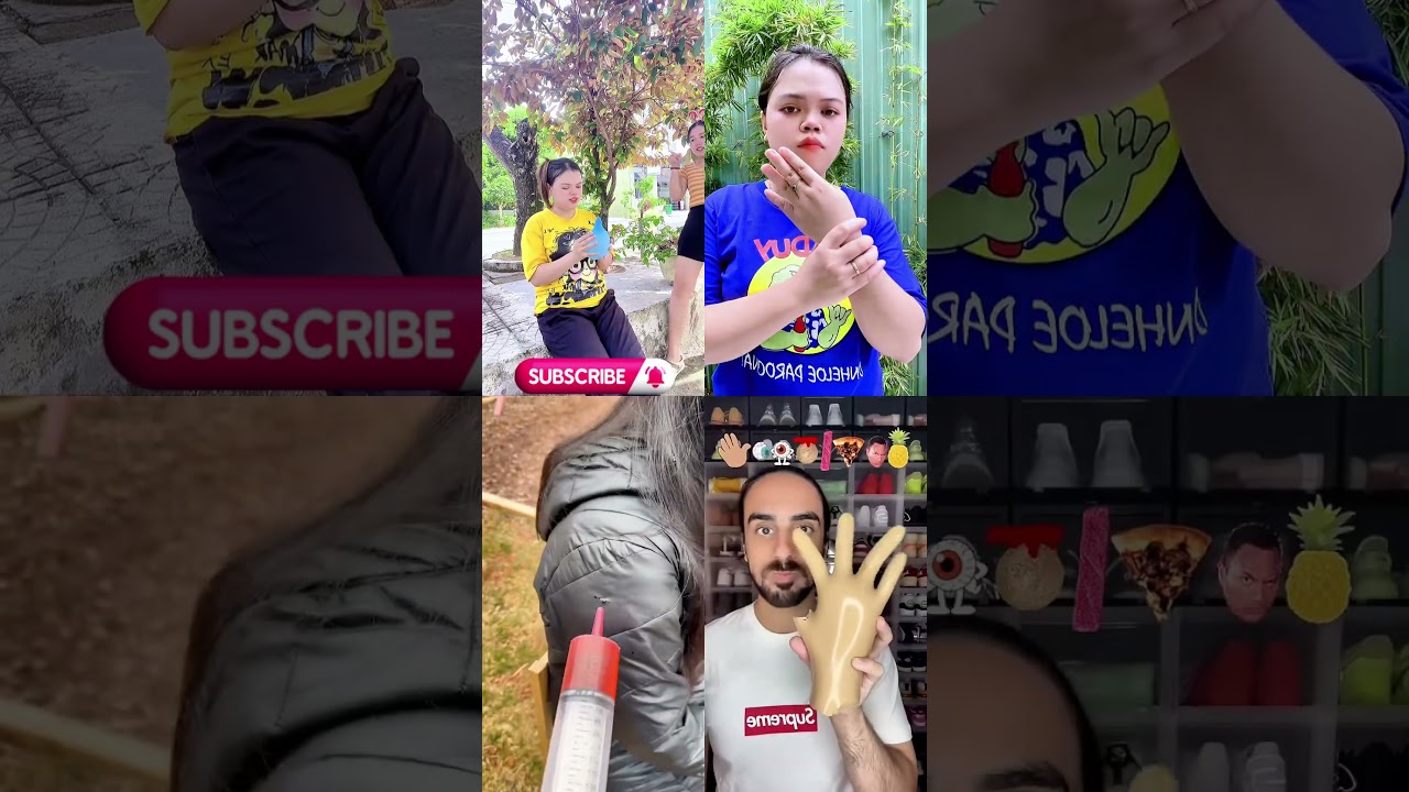 Giant Syringe Prank & Fake Hand Challenge 💉🖐️🤣