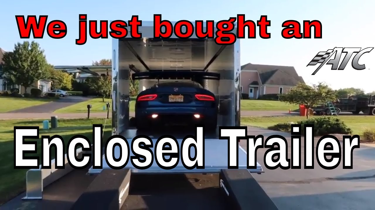 We bought a new ATC Quest enclosed trailer!