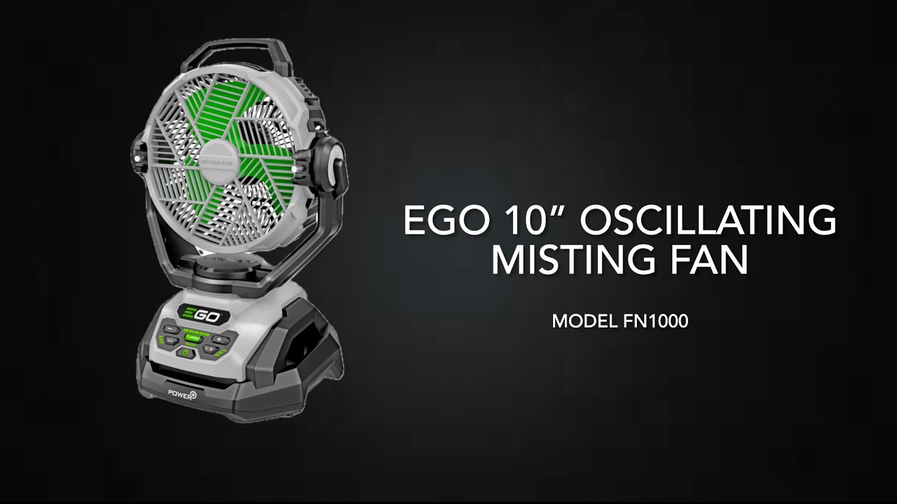 EGO 10” Oscillating Misting Fan  Unboxing, Overview, & Thoughts - New for 2025
