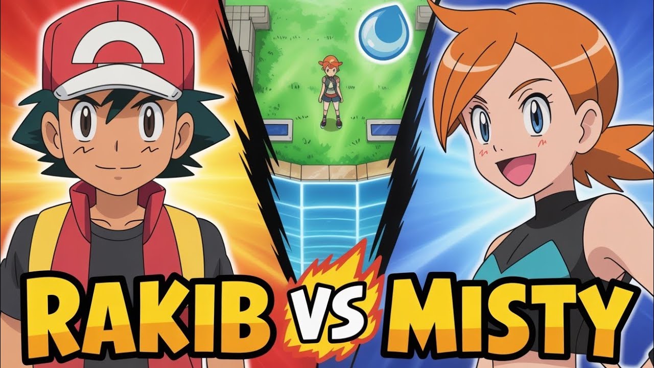 Pokemon fire red 🔥 battle of misty Pokémon বাঁচিয়ে নিলাম 😌