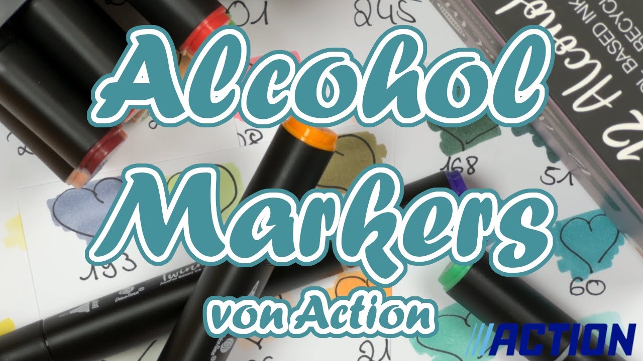 Alcohol Markers || Action || Unboxing und Swatching