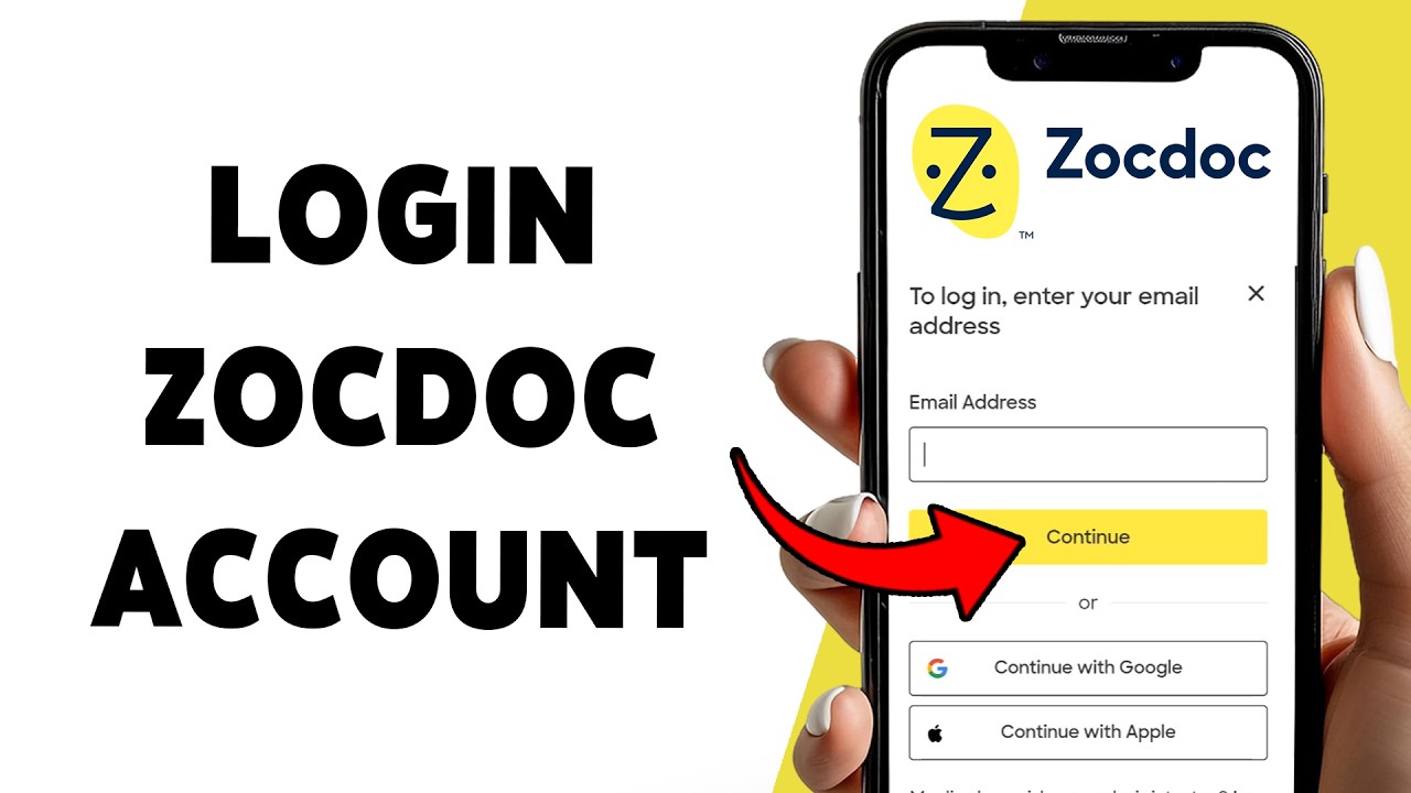Как войти в аккаунт Zocdoc 2026 | Вход в Zocdoc с телефона