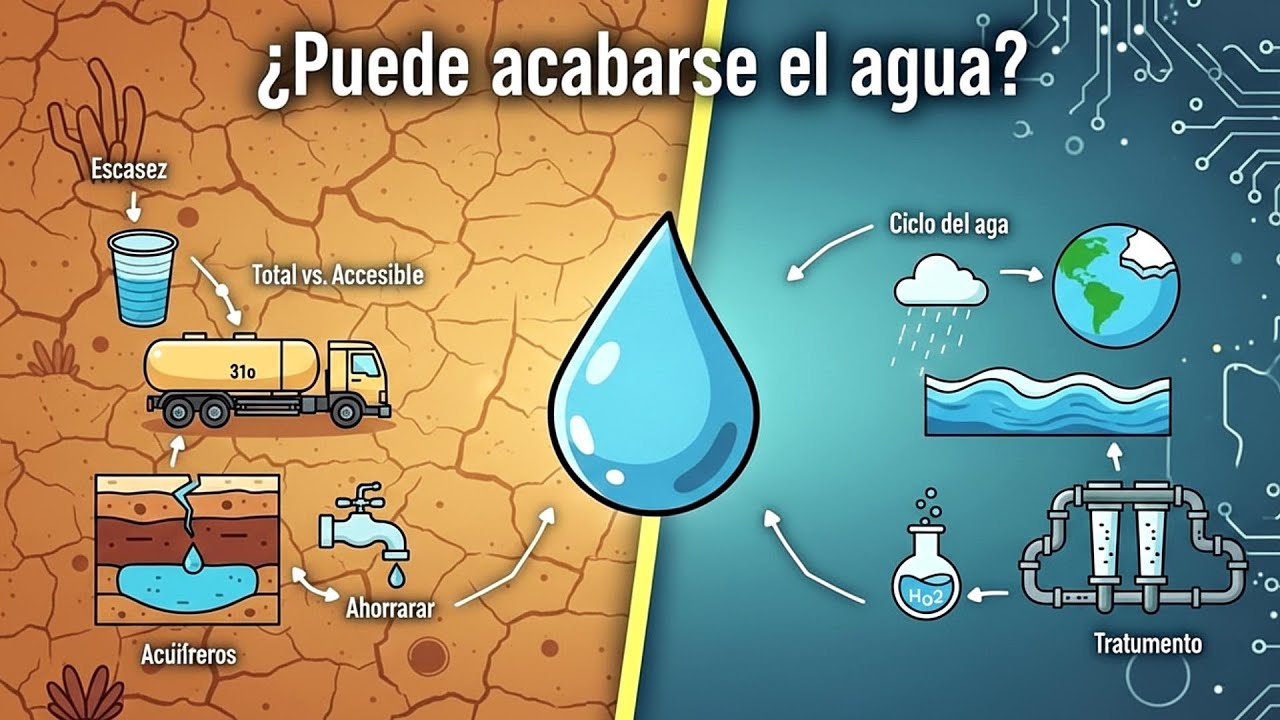 ¿Puede acabarse el agua?