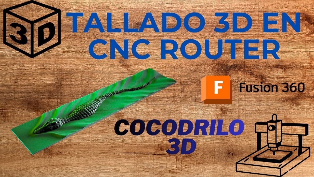 Tú primer tallado cnc 3d con fusion 360