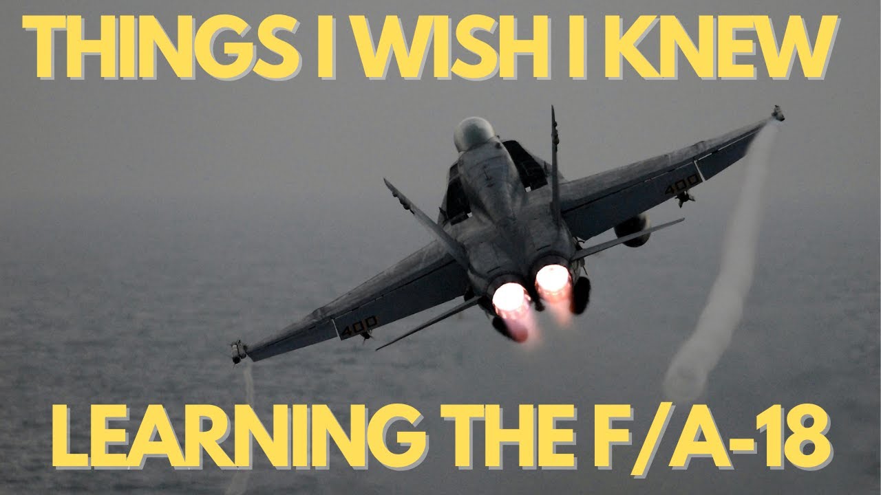 Things I wish I Knew when I started Learning the F/a-18 Hornet |DCS World
