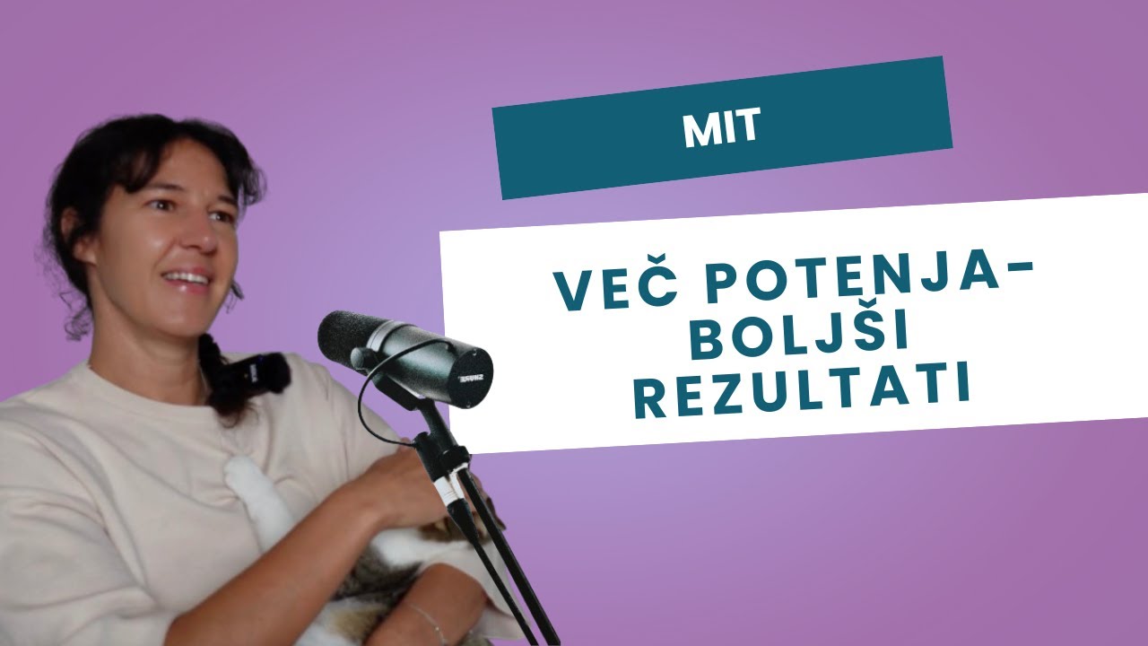 MIT: Več potenja - boljši rezultati