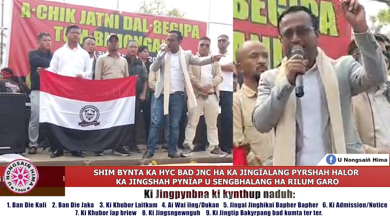 SHIM BYNTA KA HYC & JNC HAKA JINGÏALANG PYRSHAH HALOR KA JINGSHAH PYNÏAP U SENGBHALANG HA RILUM GARO