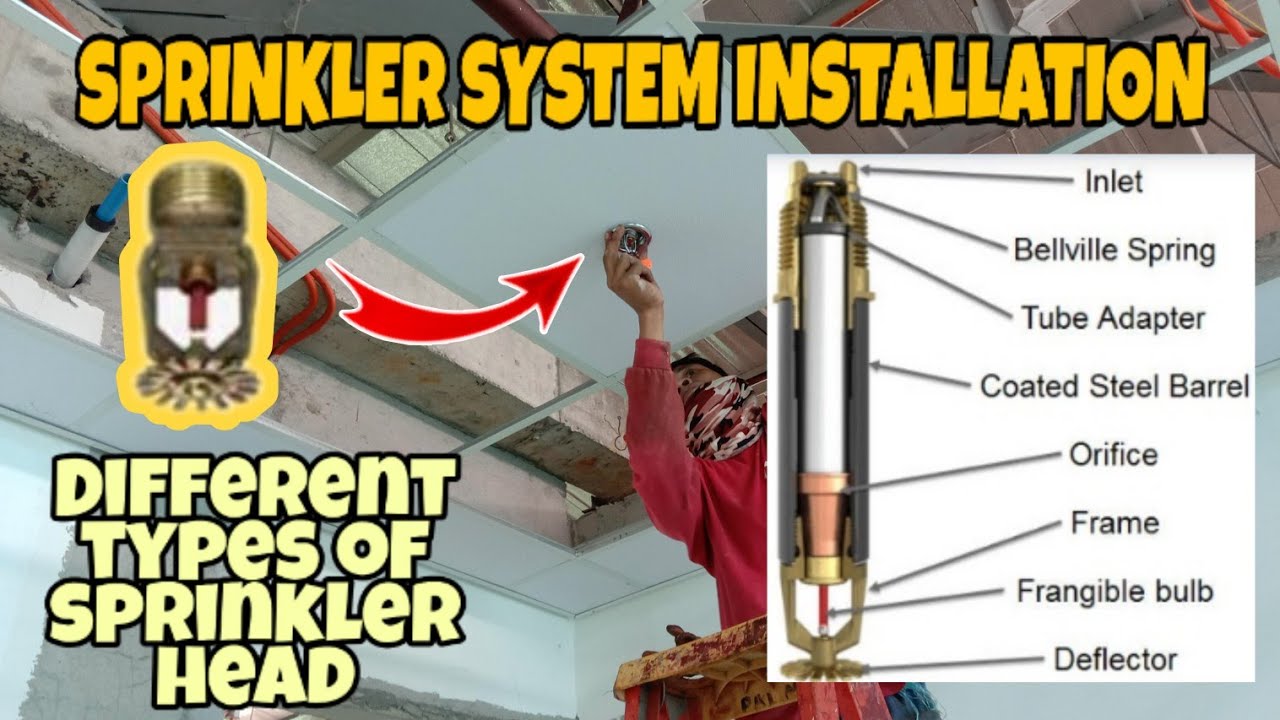 INSTALLATION OF PENDENT SPRINKLER HEAD | Sprinkler System Installation