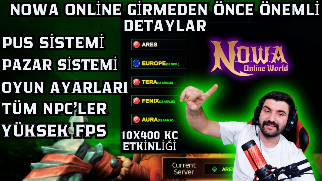 Nowa Online World | BAŞLAMADAN ÖNCE BİLMENİZ GEREKEN HERŞEY | 10x400 KC | TÜM OYUN SİSTEMİ