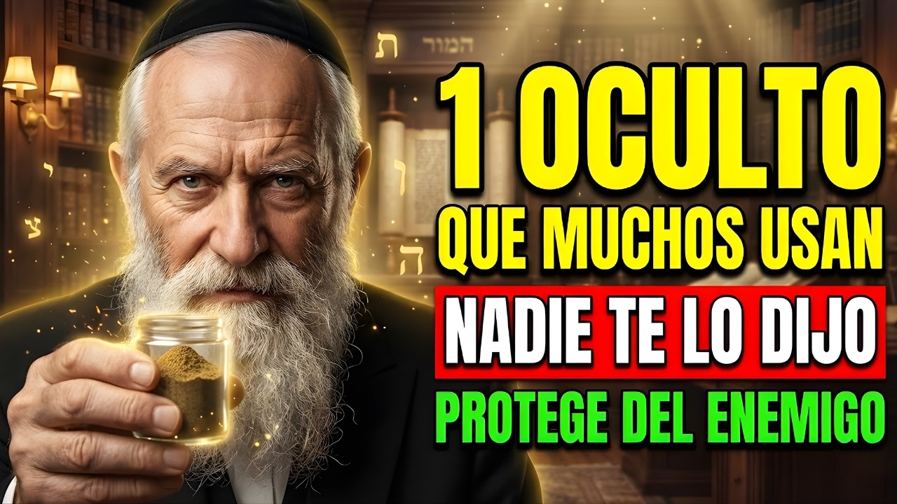 Rabino Milagroso: 1 Ingrediente Oculto que Muchos Usan para Protegerse del Enemigo | Sabiduría Judía