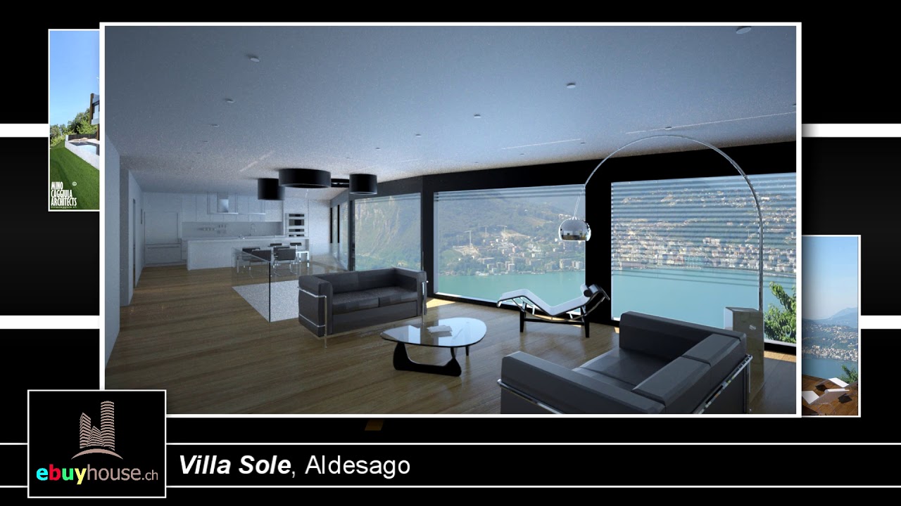 Villa con piscina e vista lago a Lugano
