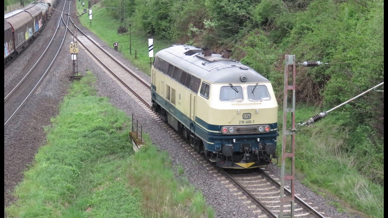 Die BR V160 Lollo von der 215, 216, 217, 218 bis 225 und 320 001 Baureihe