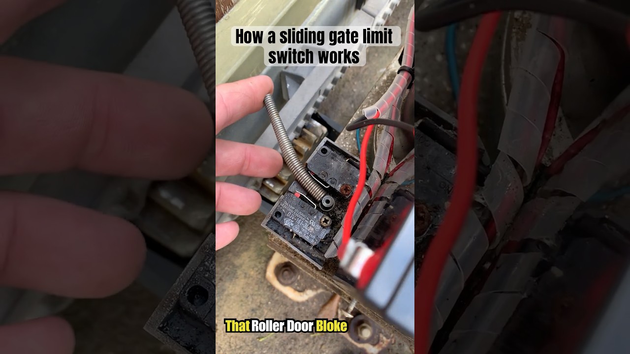 How a sliding gate limit switch works