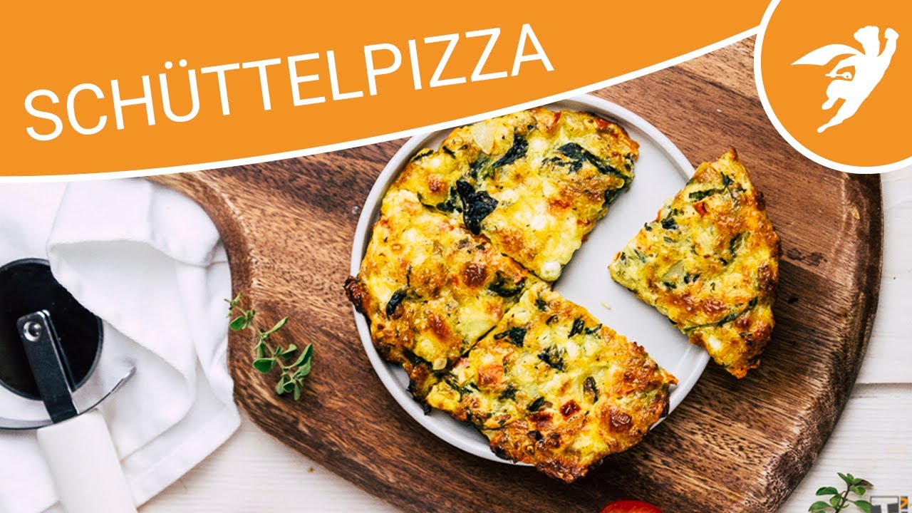 Low Carb SCHÜTTELPIZZA: Einfaches und leckeres Rezept für eine gesunde Pizza-Alternative