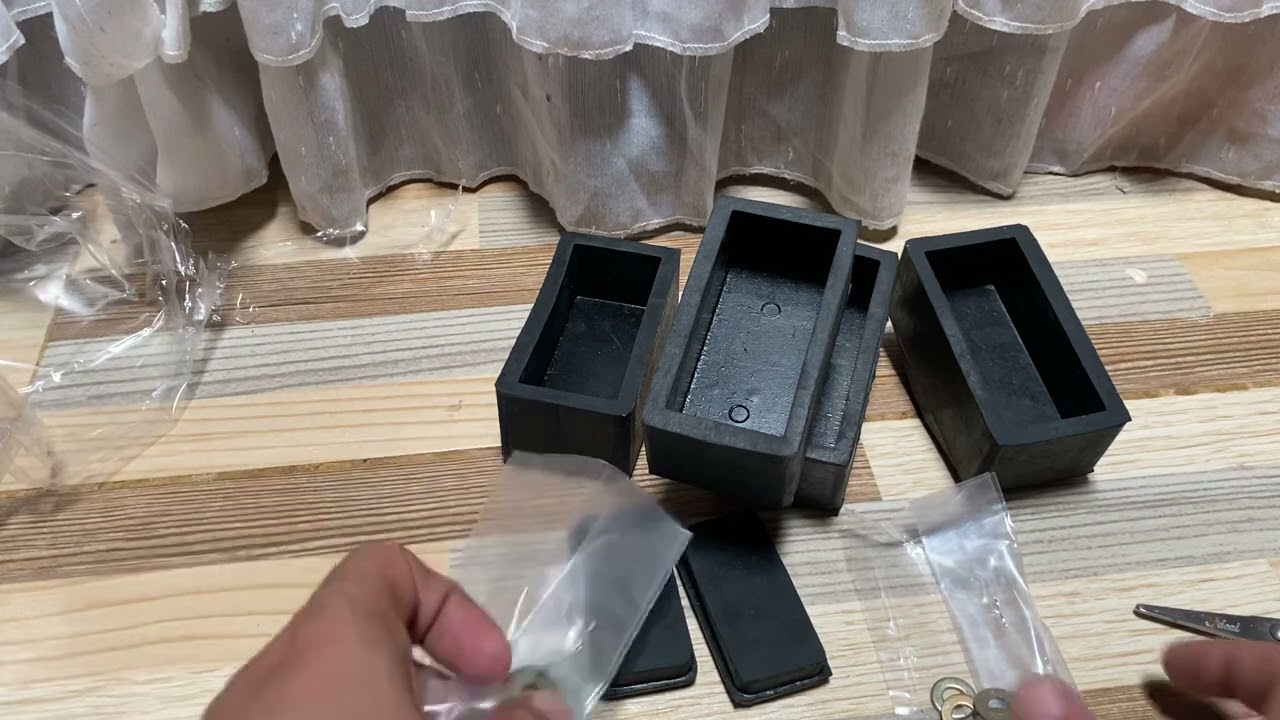 Unboxing karet kaki baja ringan 35x75 kanal C+  karet cekung baja ringan + karet Hollow 3x6