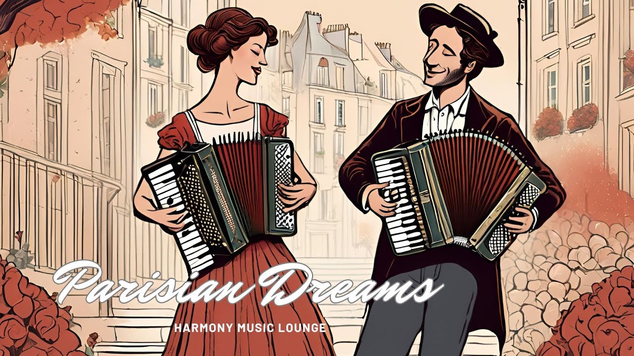 Parisian Dreams | Romantic Accordion Instrumental Background