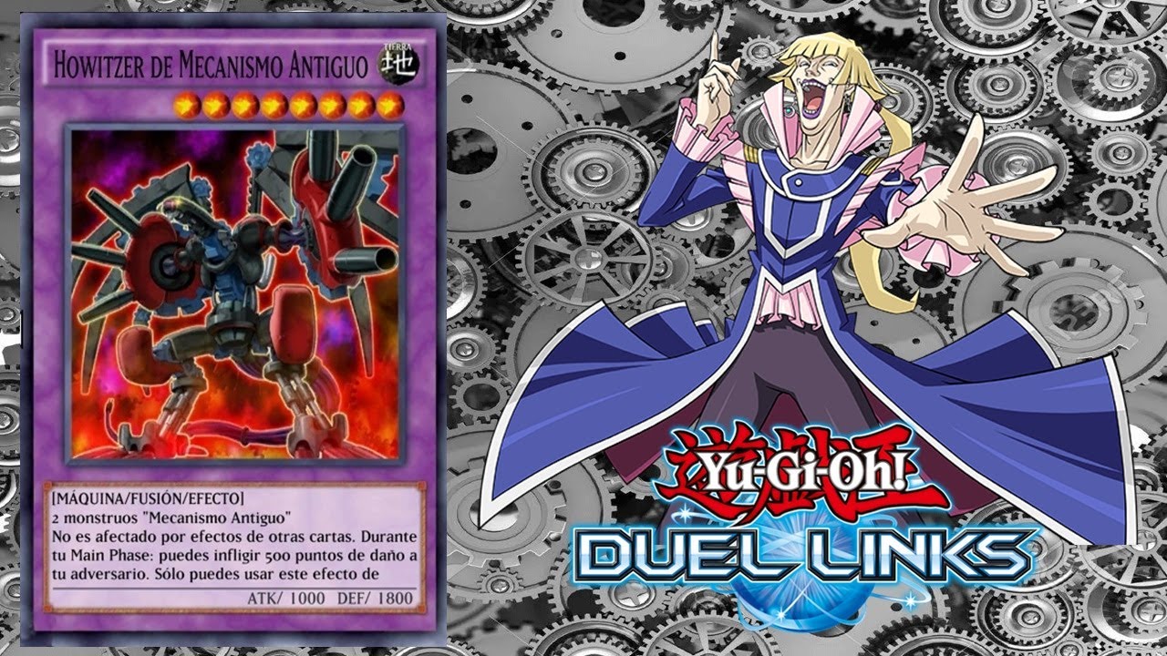 (Japanese Voice) Dr. Vellian Crowler invoca a Ancient Gear Howitzer - Yugioh Duel Links