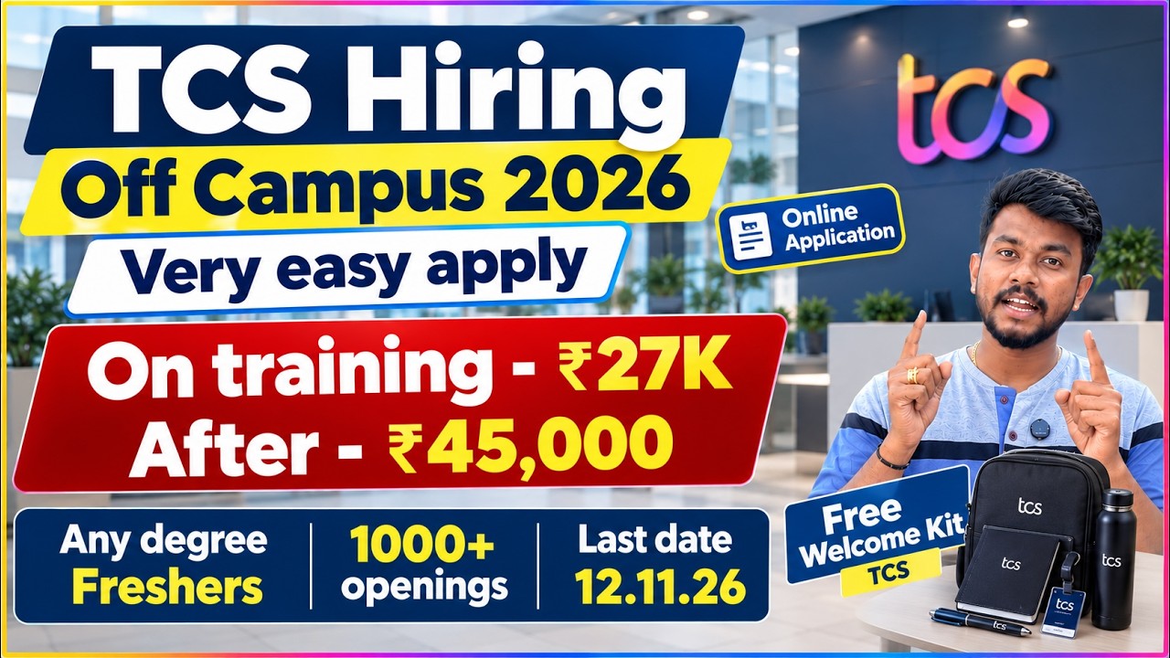 TCS Off Campus Hiring 2026 tamil | Freshers Apply | IT Jobs 2026 | jobs for you tamizha 