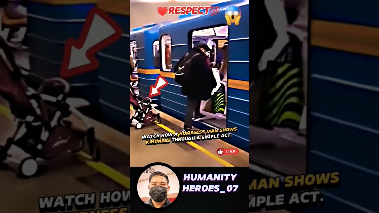 &hearts;️💯 Homeless Man's Kindness Shocks Everyone #shorts
