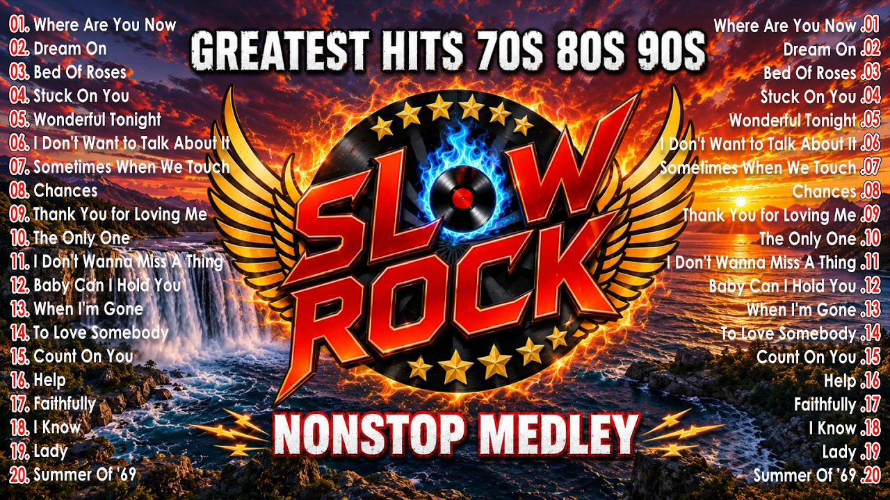 Slow Rock Love Songs Collection 70s 80s 90s 💿 Nonstop Slow Rock Pinoy Medley 💥 Best Luamang Tugtugin