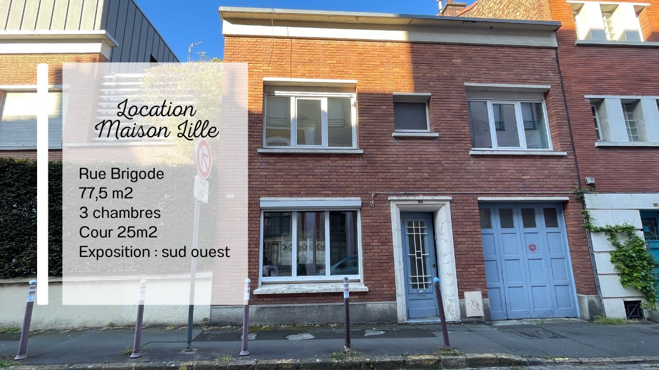 Location Maison Rue Brigode à Lille