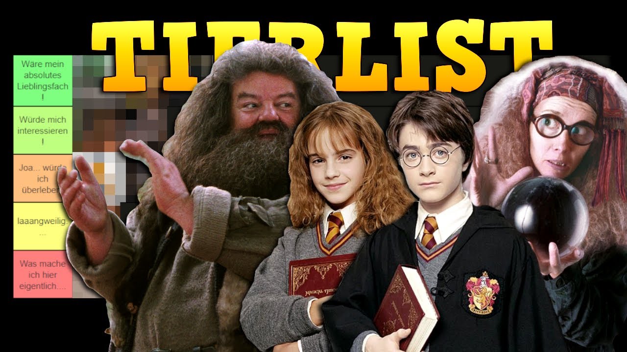 Ich RANKE alle HOGWARTS UNTERRICHTS FÄCHER! 👨‍🎓 | Harry Potter Tierlist