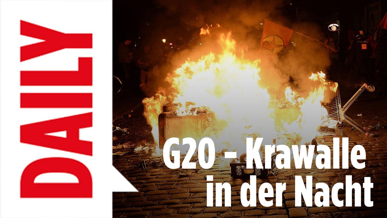 G20 in Hamburg - Bilanz der 1. Krawall-Nacht / BILD Daily Spezial live