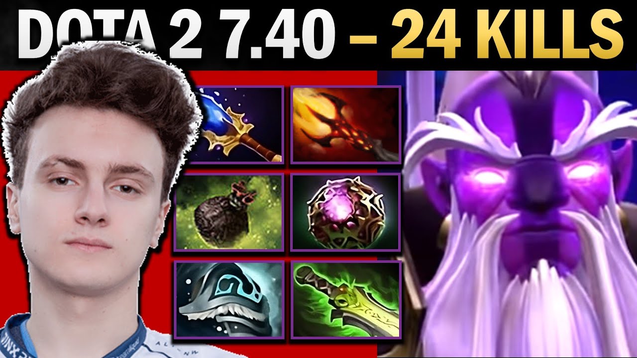 Void Spirit Pro MID с Дагоном и Шивасом - Dota 7.41