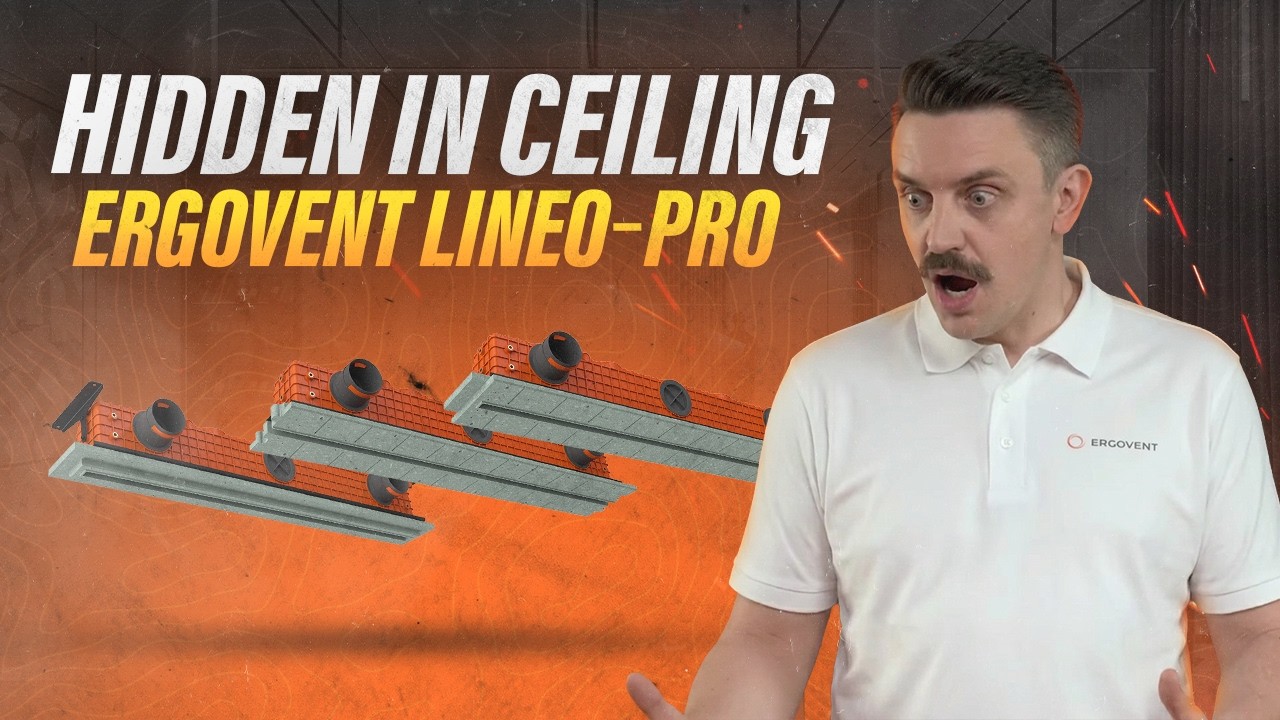 What is a linear ERGOVENT hidden ventilation diffuser?