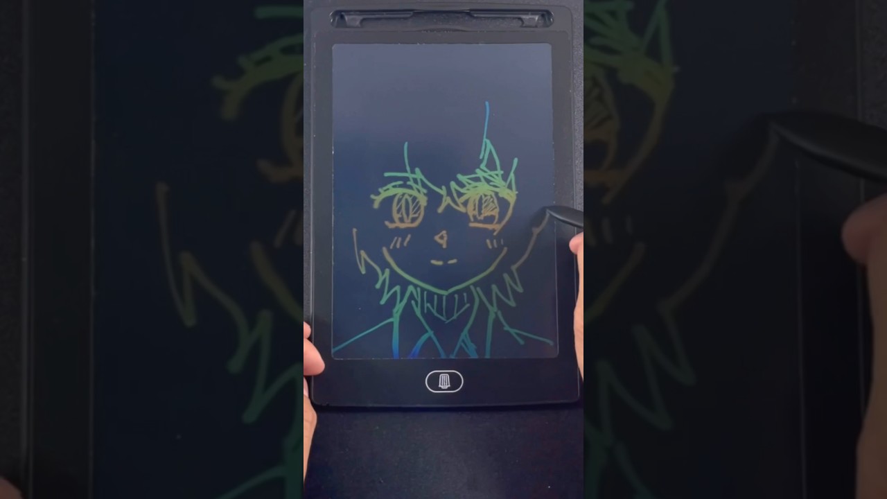 Drawing an electronic memo for Abiko Samejima. #oshinoko