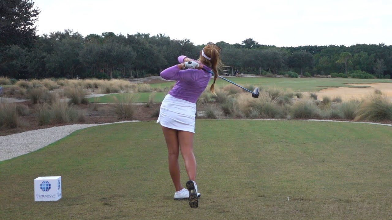 ALISON LEE 120fps DTL SLOW MOTION DRIVER GOLF SWING - 2015 CME GROUP TOUR CHAMPIONSHIP 1080p HD