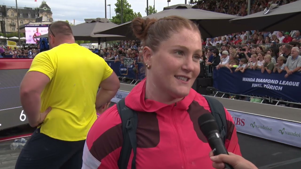 Sarah Mitton After Third Place In Diamond League Shot Put Final, Winning Throw DQ [Interview]