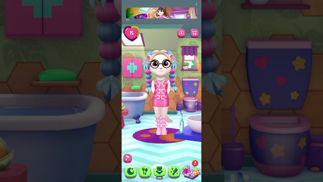 MENUNGGU BERBUKA PUASA,NONTON INI DULU,SERU, #viral #angela #tom #play #game