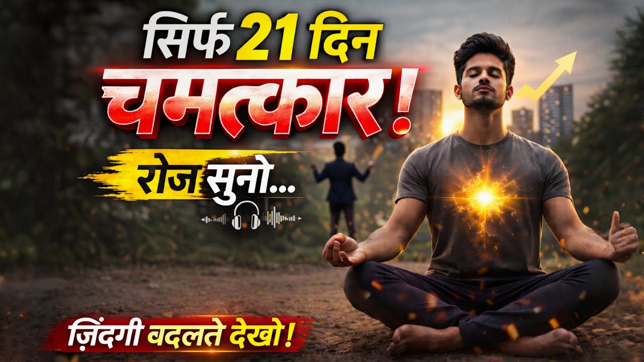 सिर्फ 21 दिन सुनो… जिंदगी बदल जाएगी! 🔥 Powerful Hindi Affirmations