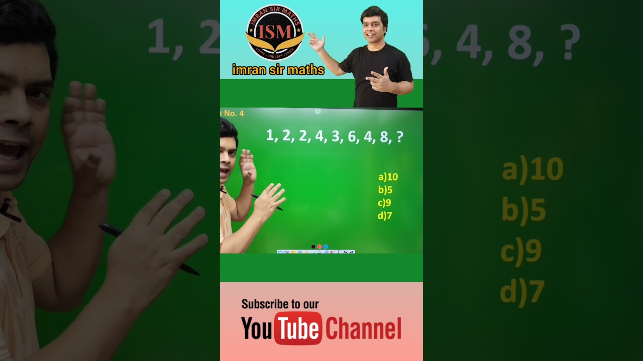 Number Series Tricks | Part 2 | Maths Tricks | imran sir maths #shorts