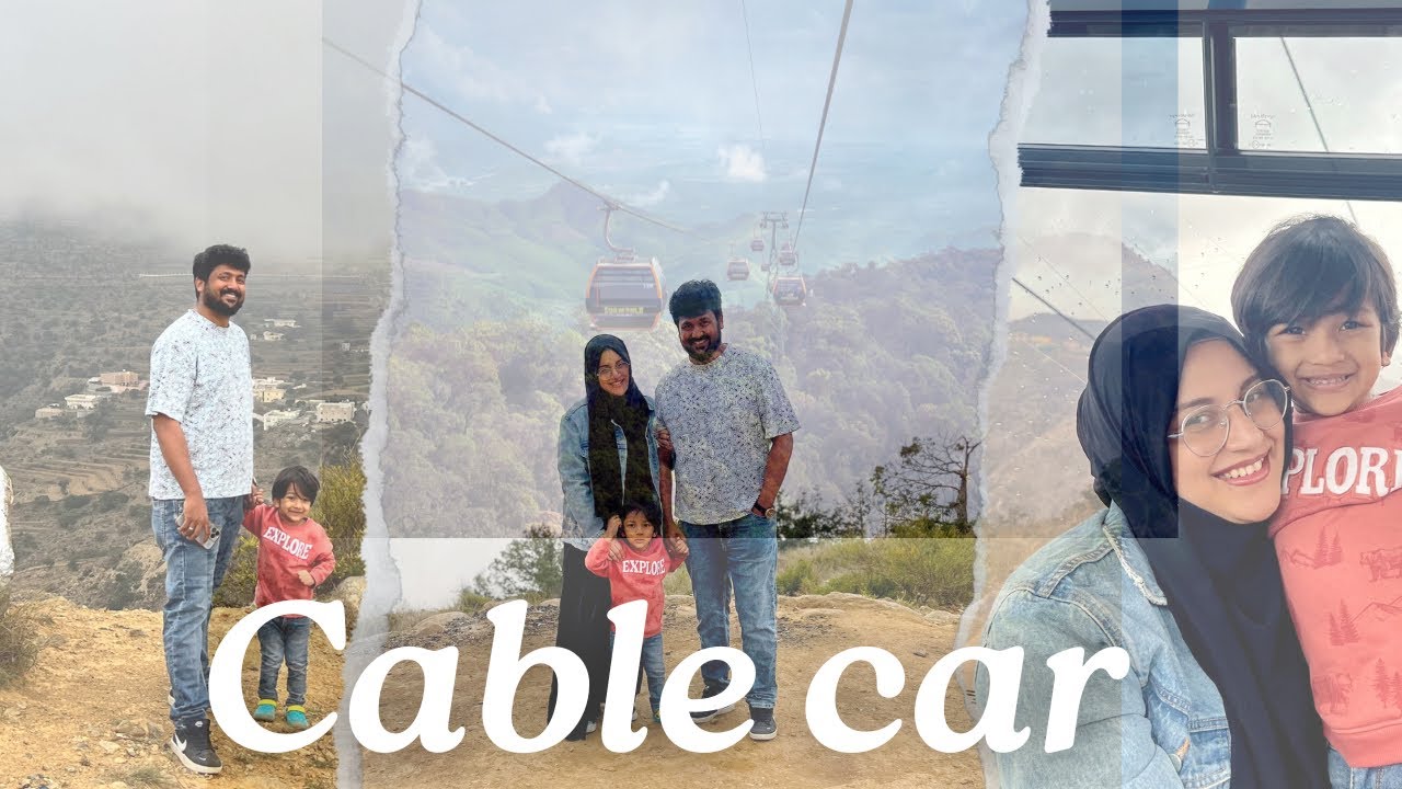 Mesmerizing Cable Car Journey in Abha, SAUDI ARABIA | Foggy Cold Climate Adventure